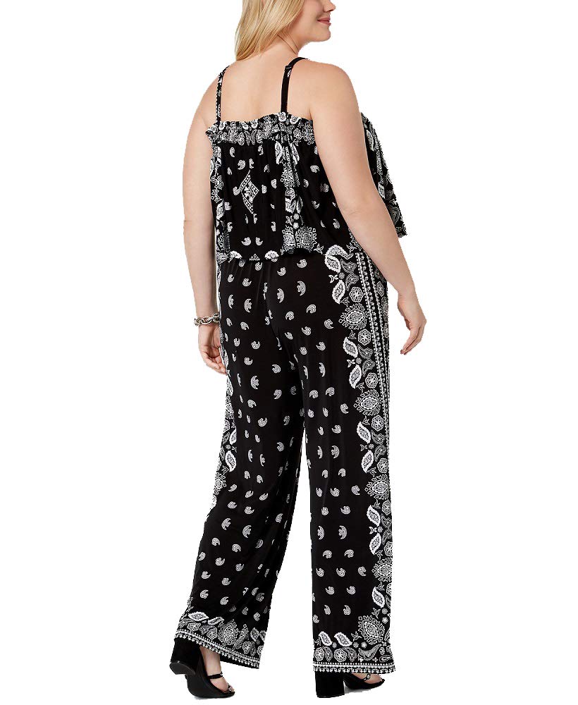 Plus Size Bandana Print Jumpsuit