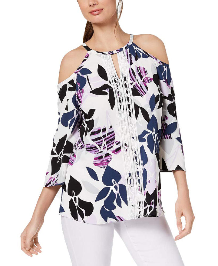 Alfani Cold Shoulder Top