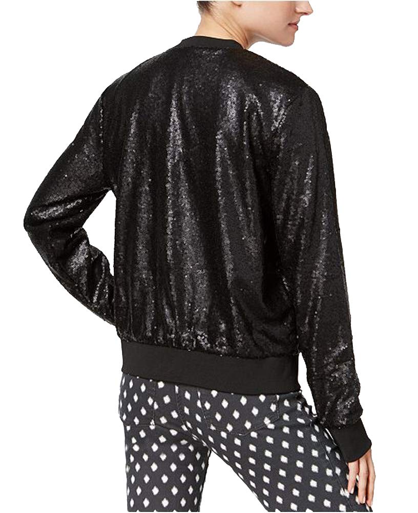 Juniors' Sequinned Bomber Jacket