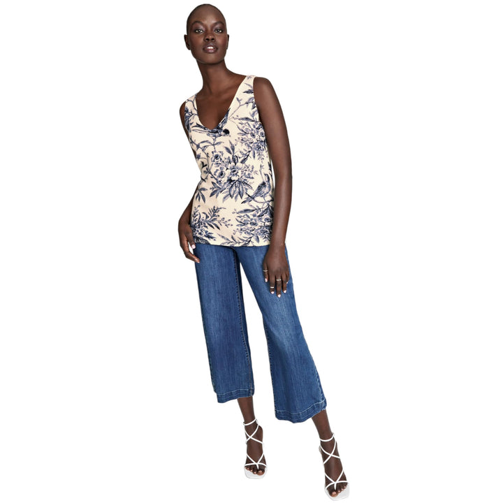 Charter Club Cashmere Printed Tank Top