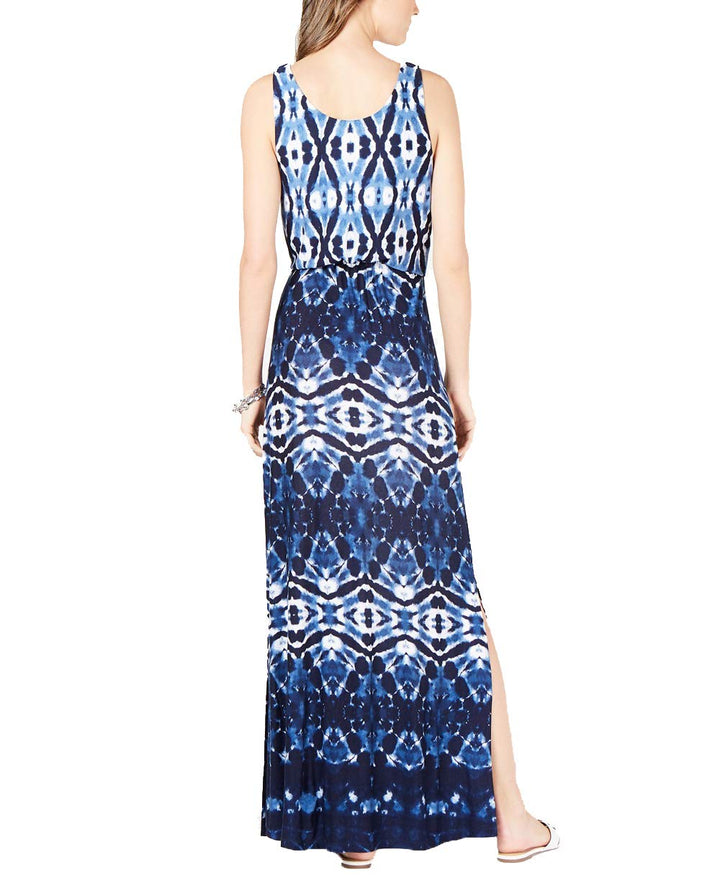INC Blouson Tie-Dye Maxi Dress