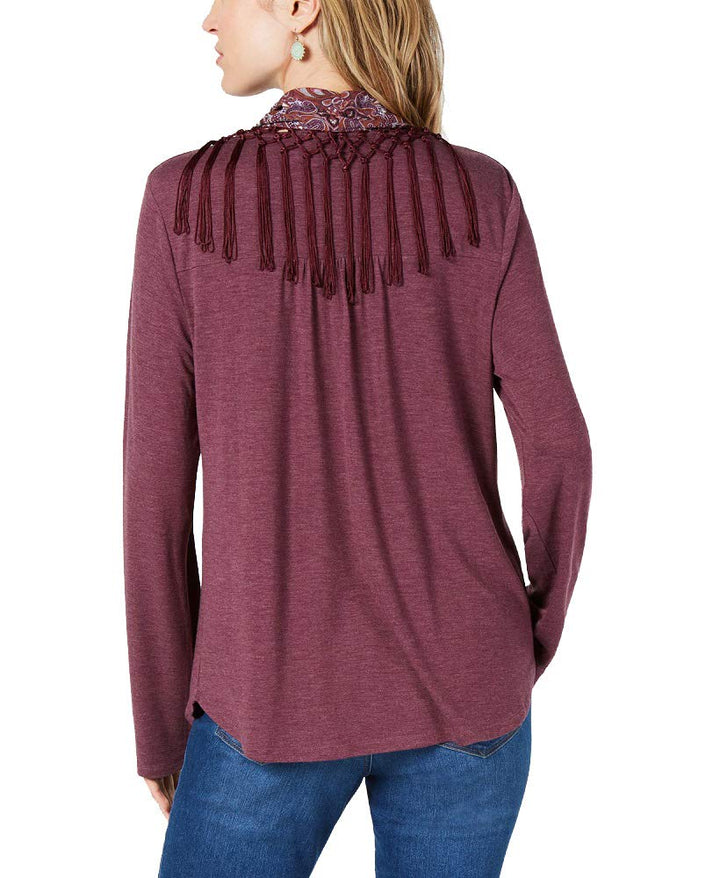 Style & Co Scarf Top