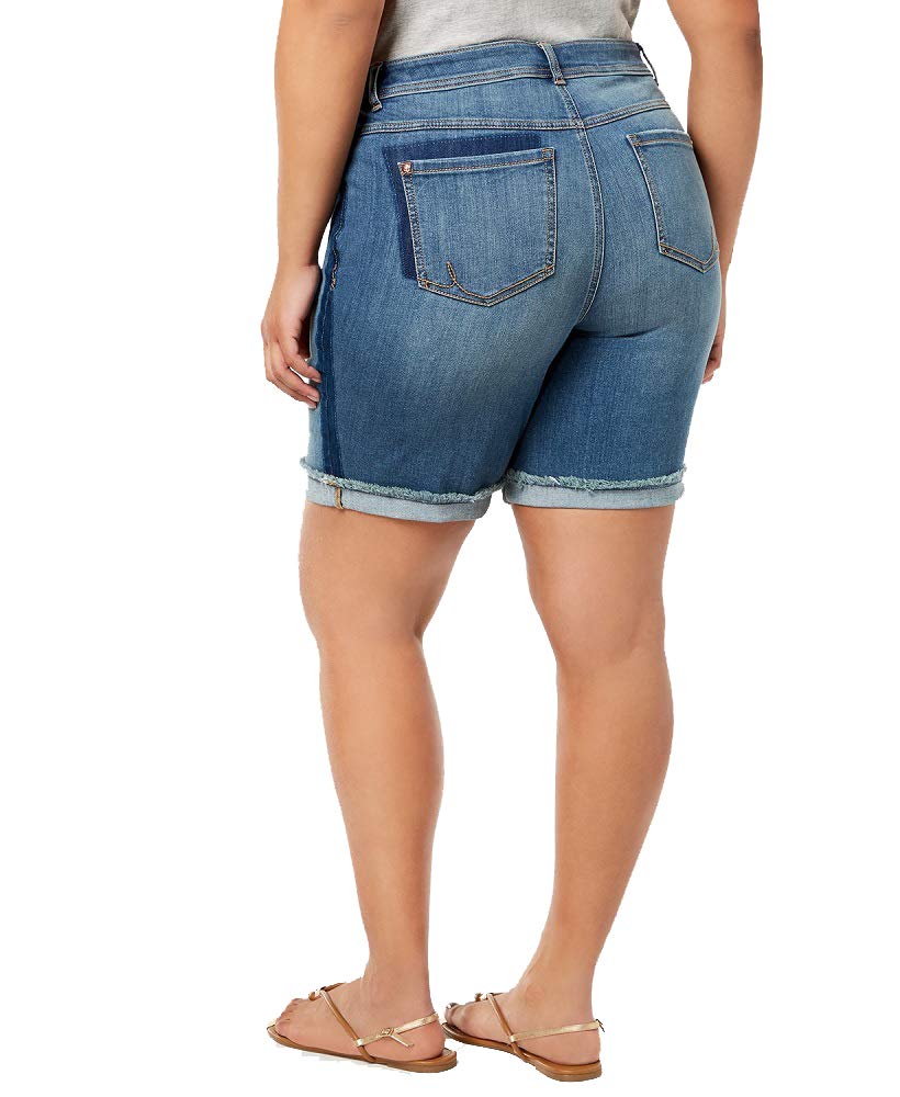 Plus Size Denim Shorts