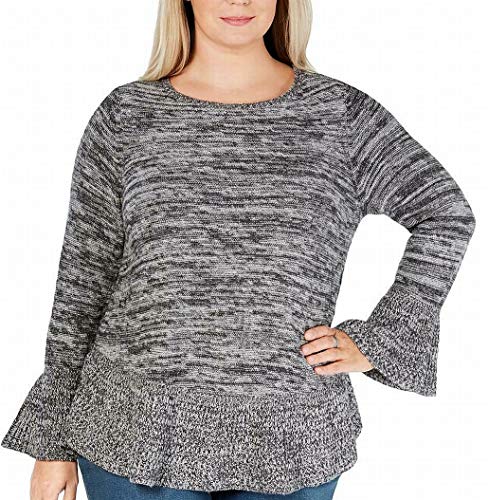 Plus Size Ruffled Sweater