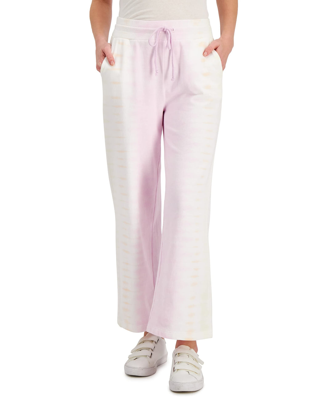 Style & Co Tie Dye Wide Leg Sweatpants