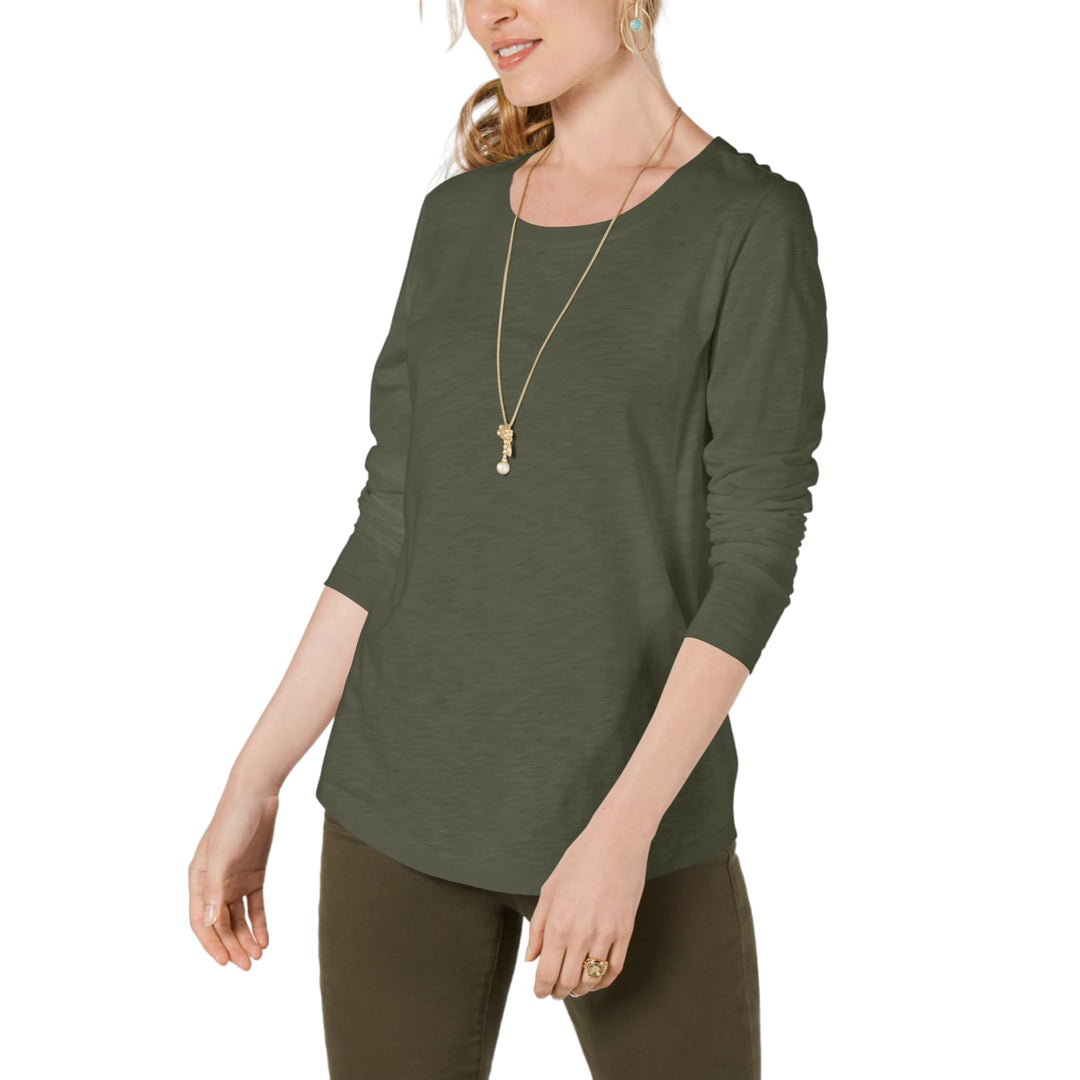 Long-Sleeve Crewneck Top