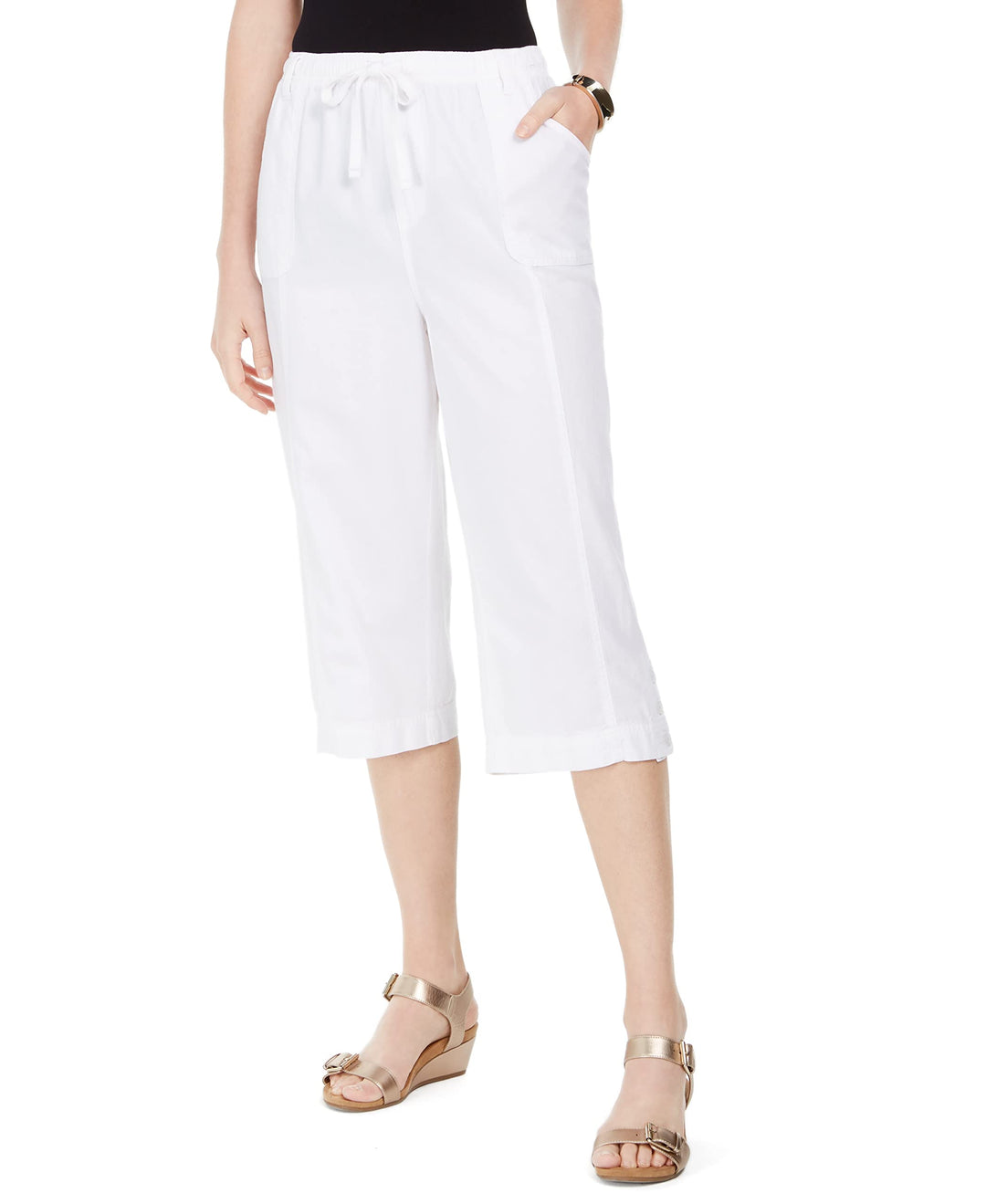 Karen Scott Capri Pull On Pants