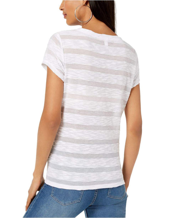 INC Illusion Tie-Front T-Shirt