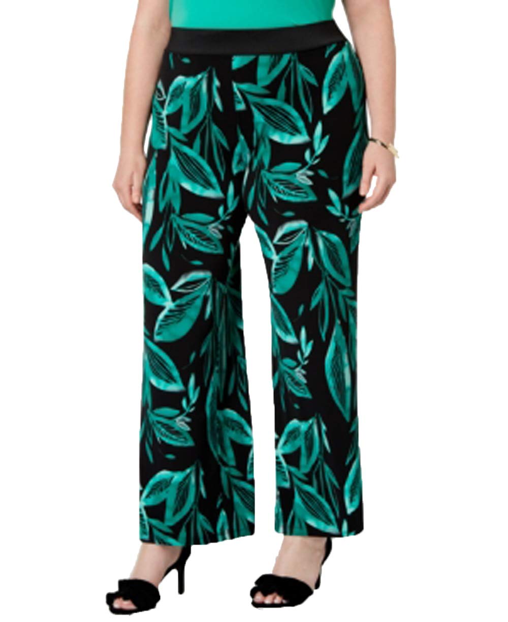 Alfani Plus Size Printed Palazzo Pants