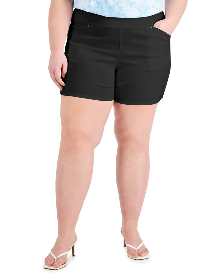 INC International Concepts Plus Size Bengaline Shorts