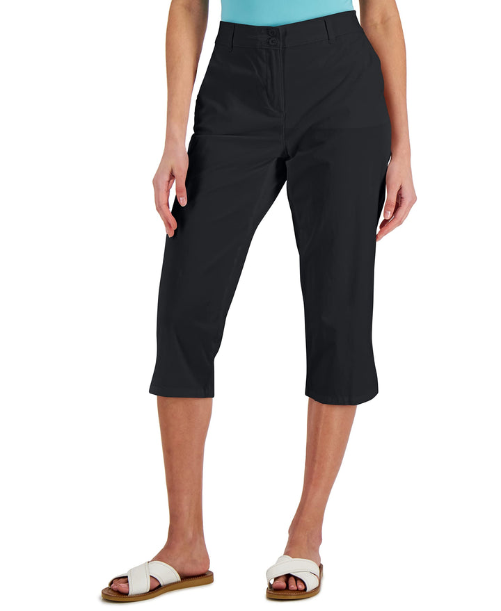 Women's Comfort-Waist Capri Pants