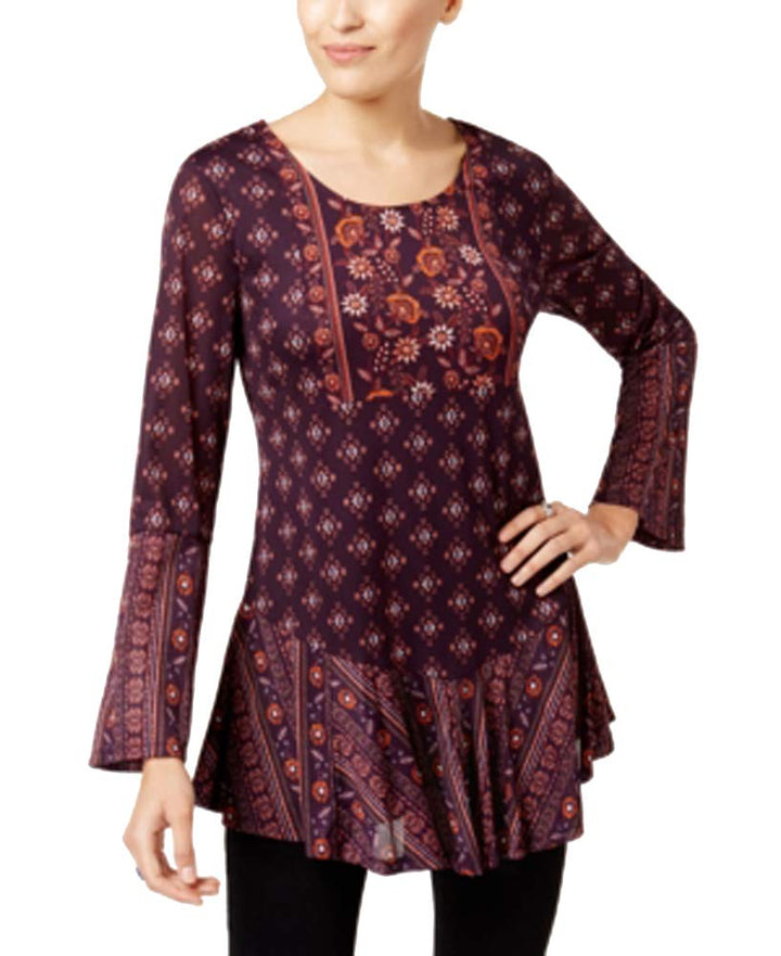Style & Co Petite Mixed Print Tunic
