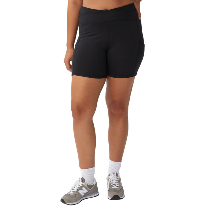 Trendy Plus Size Active Ultra Soft Pocket Bike Shorts