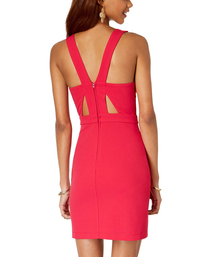 City Studios Juniors Scalloped Bodycon Dress