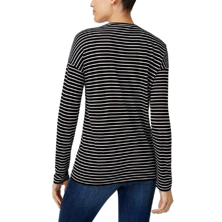 Style & Co Striped Long Sleeve T-Shirt