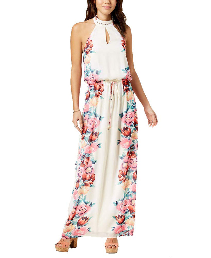 City Studios Juniors Floral Print Maxi Dress