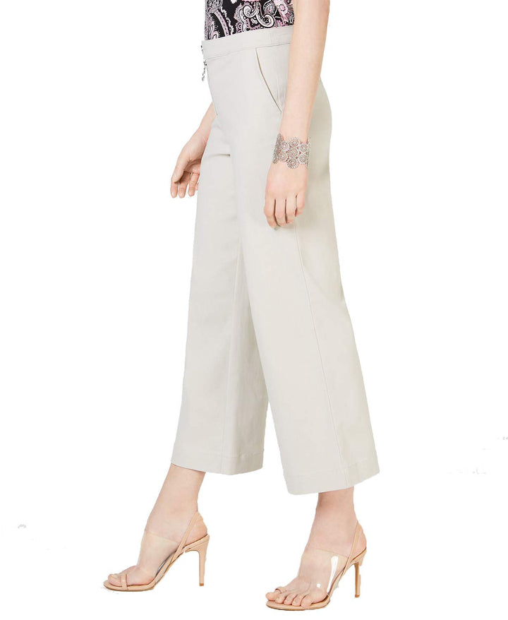 Zip Front Wide Leg Pants