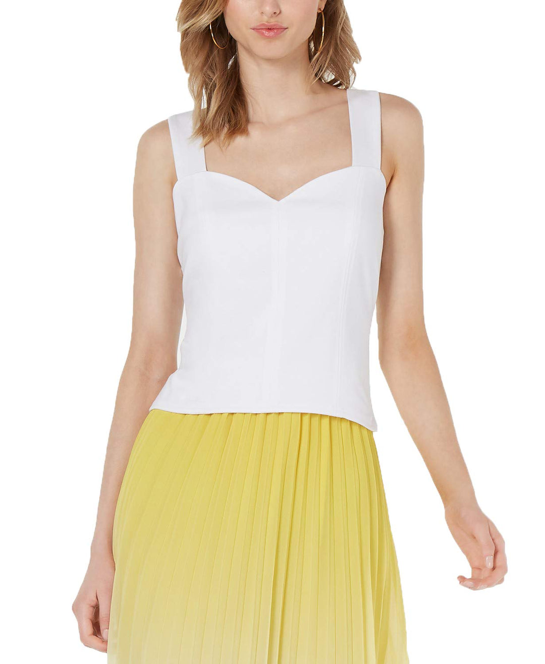 Zip-Back Bustier Top