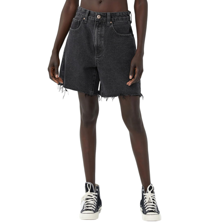 Womens Dad Denim Shorts