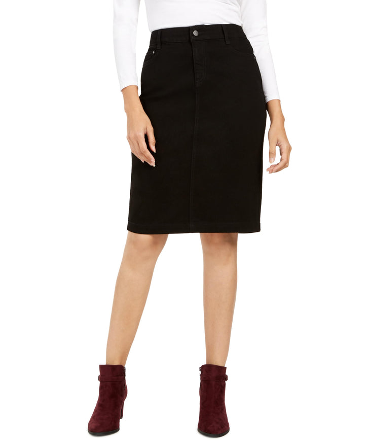 Charter Club Denim Tummy Control Skirt