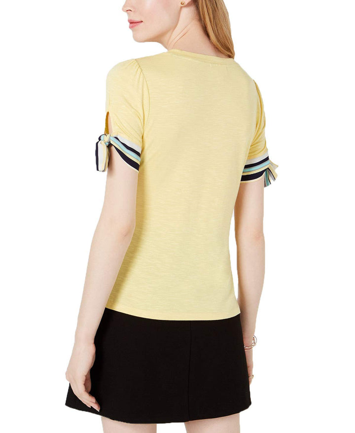 Maison Jules Tie Sleeve Top