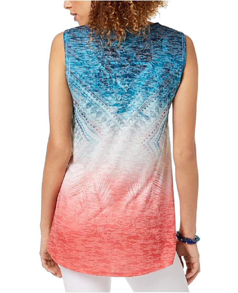 Style & Co Graphic Swing Tank Top