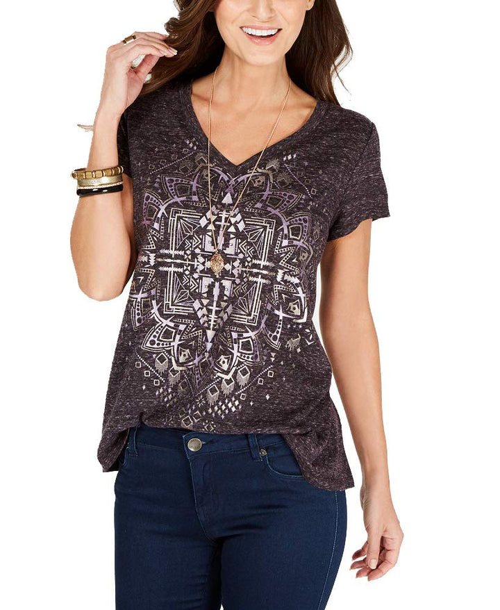 Medallion-Print T-Shirt
