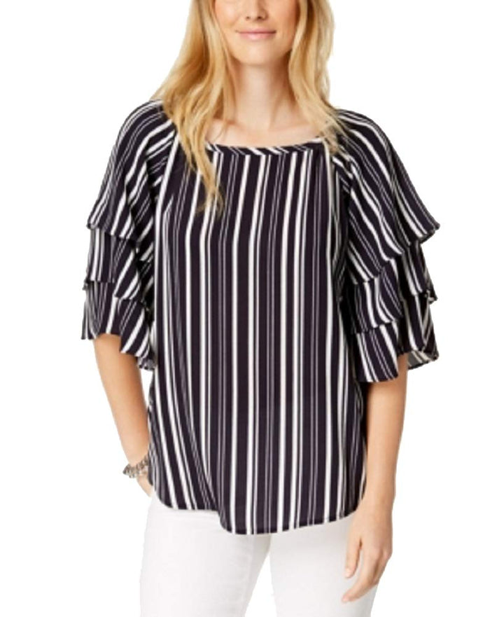 Charter Club Tiered Sleeve Top