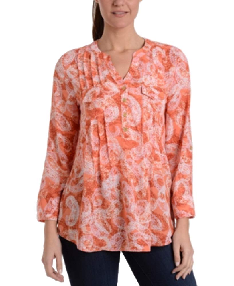 NY Collection Pintucked Blouse