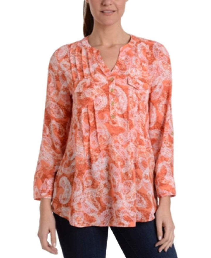 NY Collection Pintucked Blouse