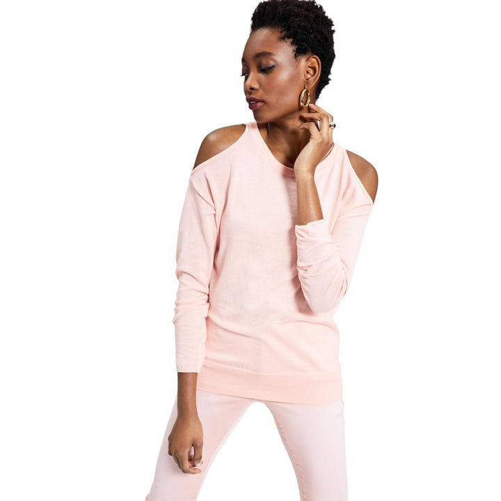 INC International Concepts Cold Shoulder Sweater