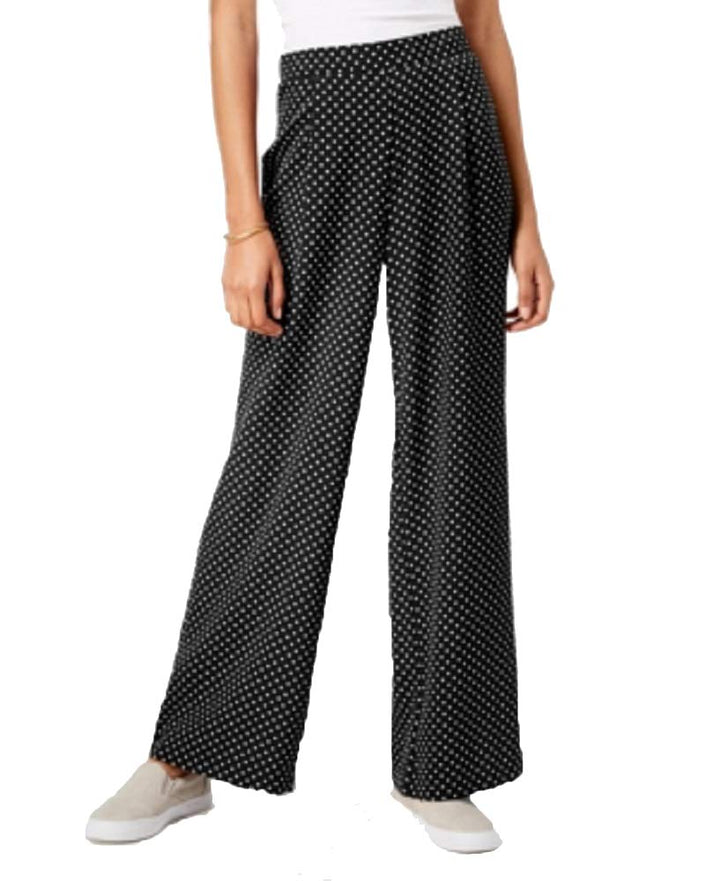 by Ikeddi Juniors' Polka-Dot Wide-Leg Pants