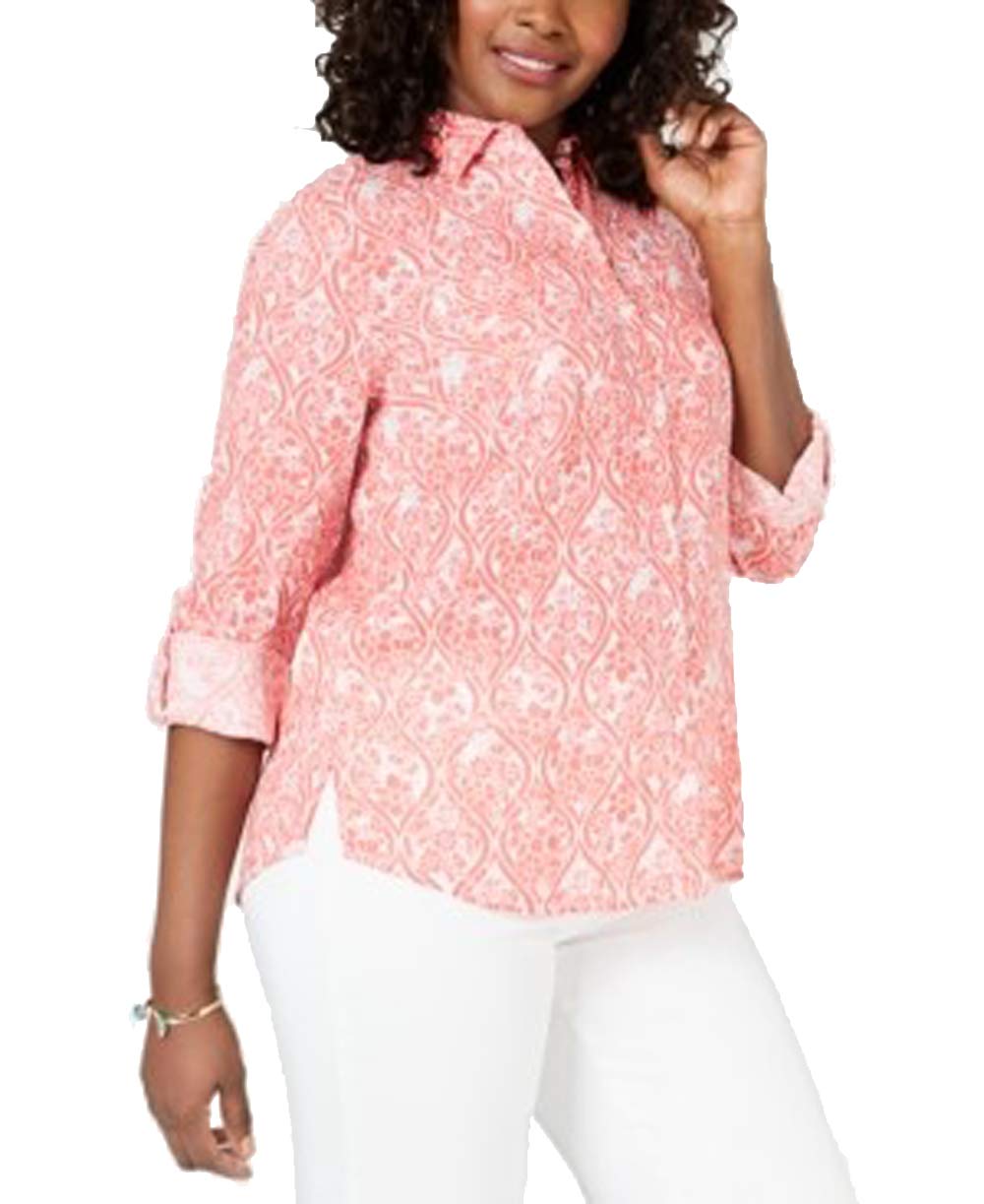 Petite Linen Utility Shirt