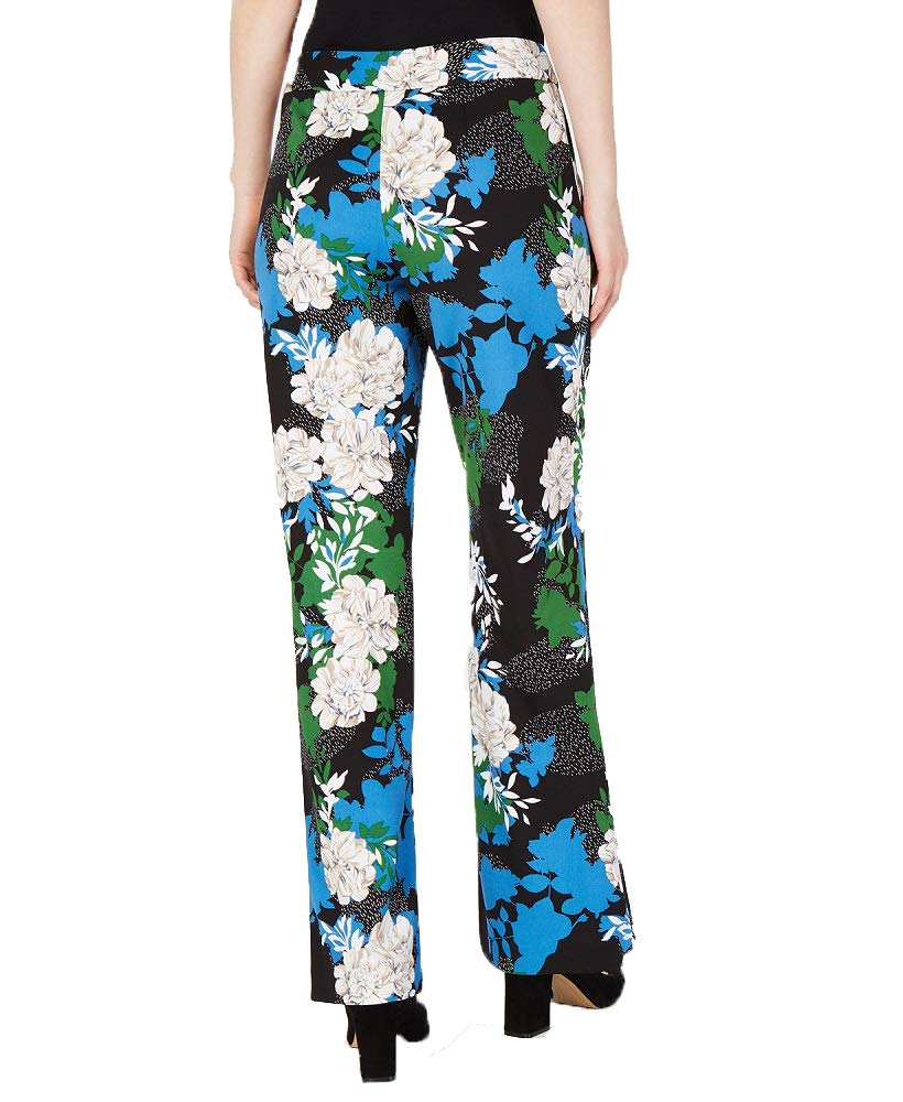 I.N.C. Printed Wide-Leg Cr&ecirc;pe Pants