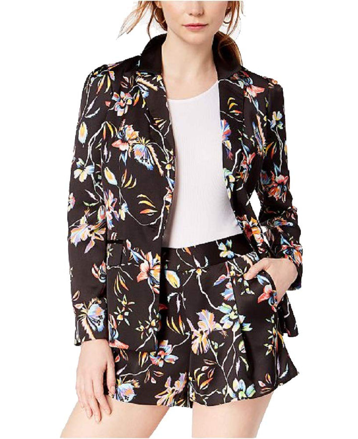 Bar III Floral Printed Blazer