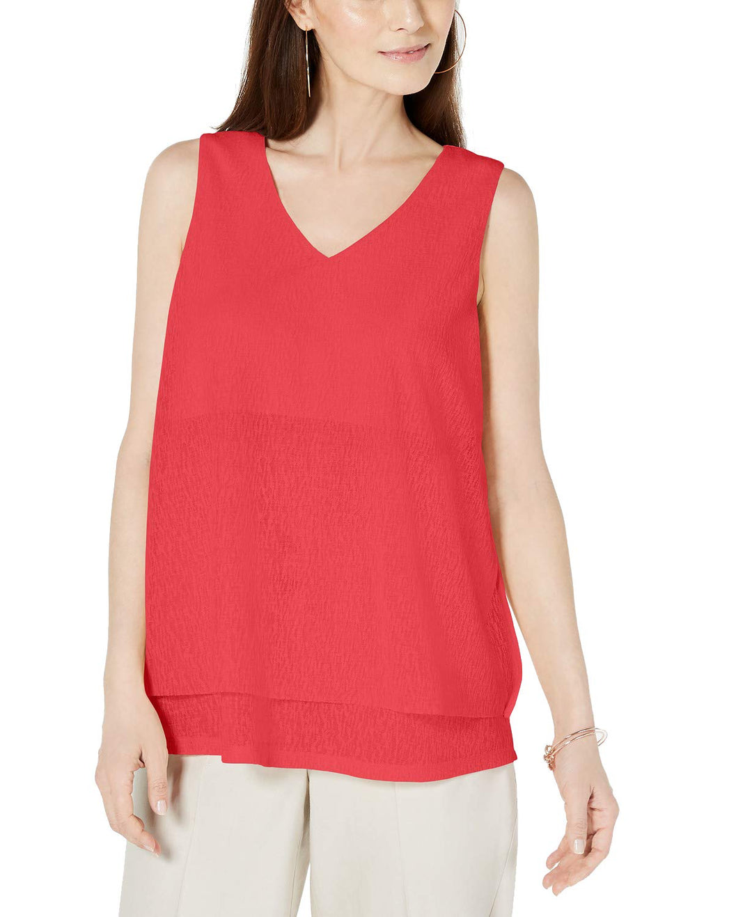 Sleeveless Layered Top