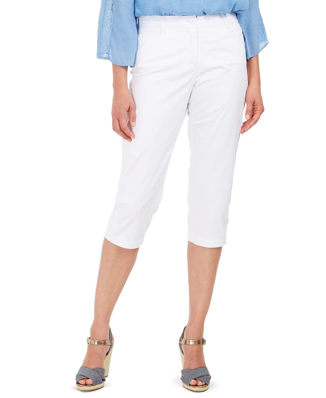Karen Scott Petite Comfort Waist Capri Pants