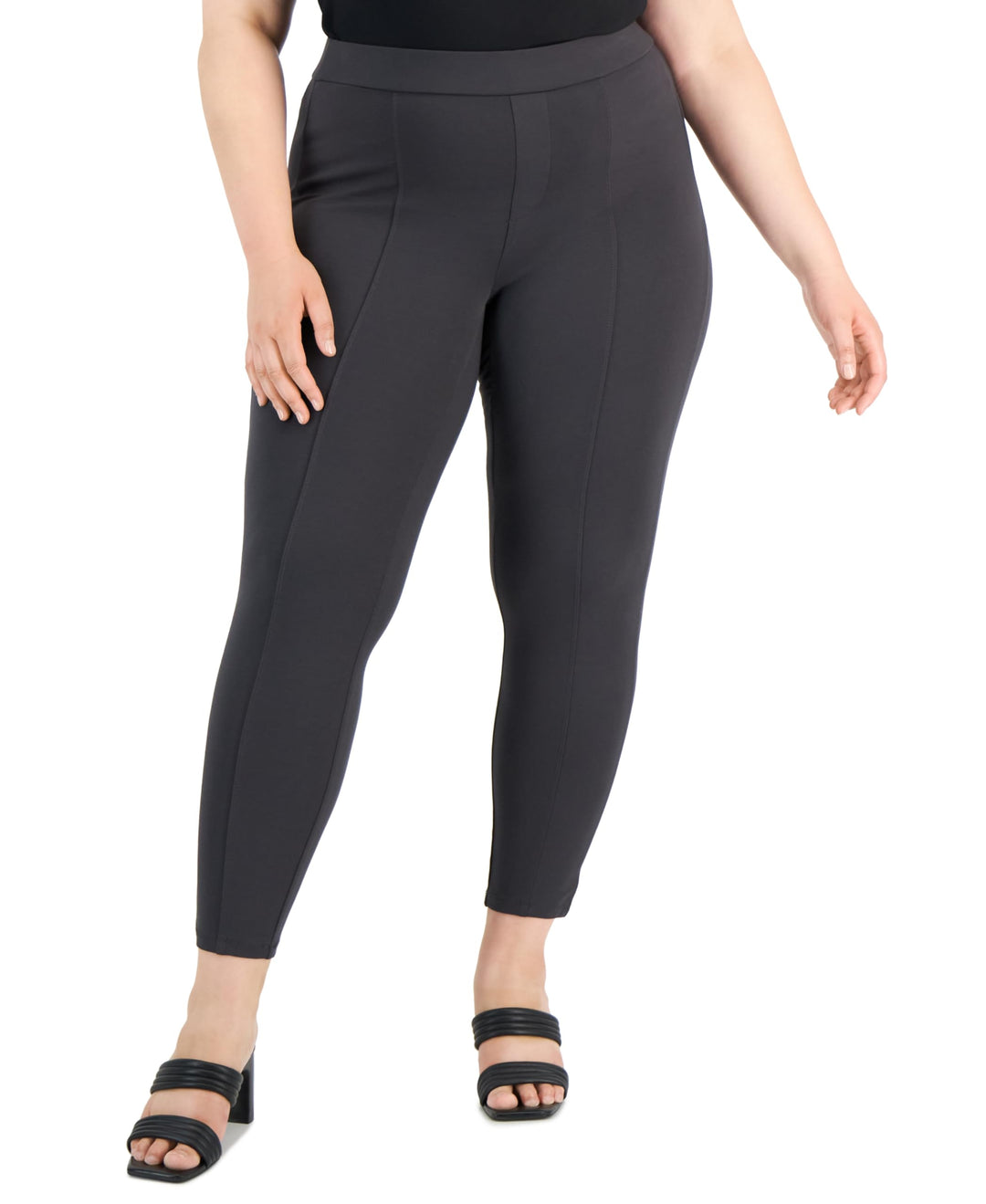 Style & Co Plus Size Ponte Knit Pull On Pants