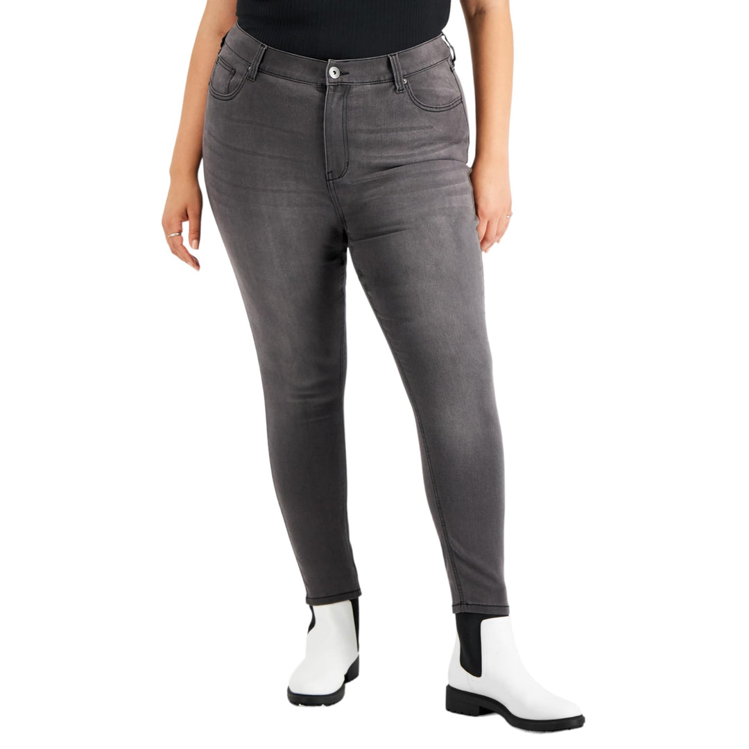 Celebrity Pink Trendy Plus Size Skinny Ankle Jeans
