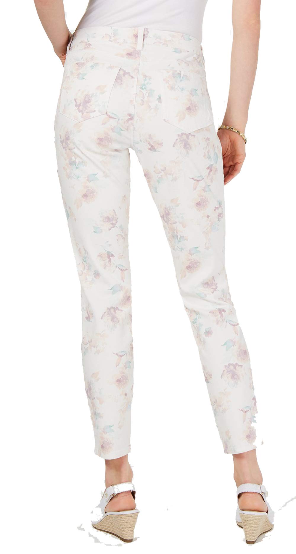 Floral-Print Skinny Jeans