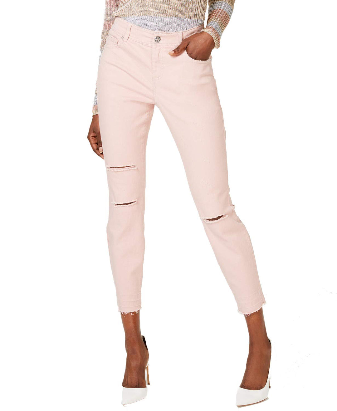 Colored Skinny Ankle Jeans