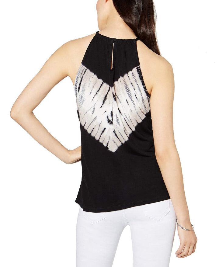 Embellished Tie Dyed Halter Top