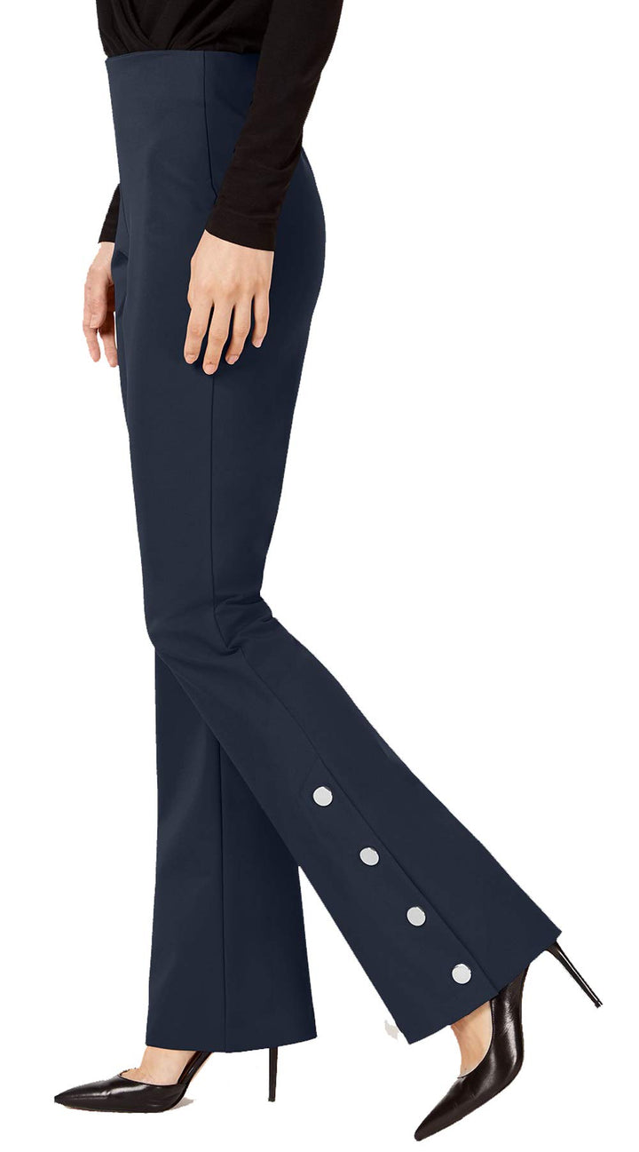 I.N.C. Petite Snap Bottom Boot Leg Pants
