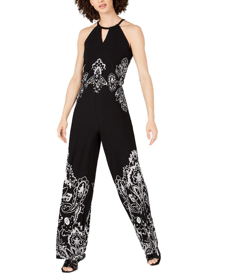International Concepts INC INC Keyhole Halter Jumpsuit (Placed Pasley, L)