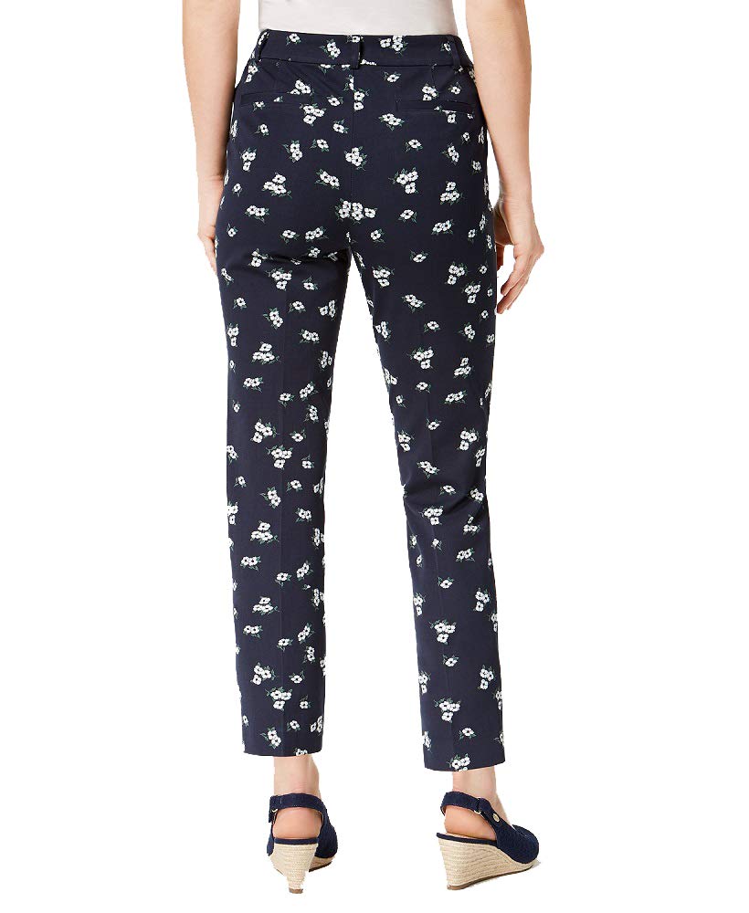 Newport-Print Slim-Leg Cropped Pants