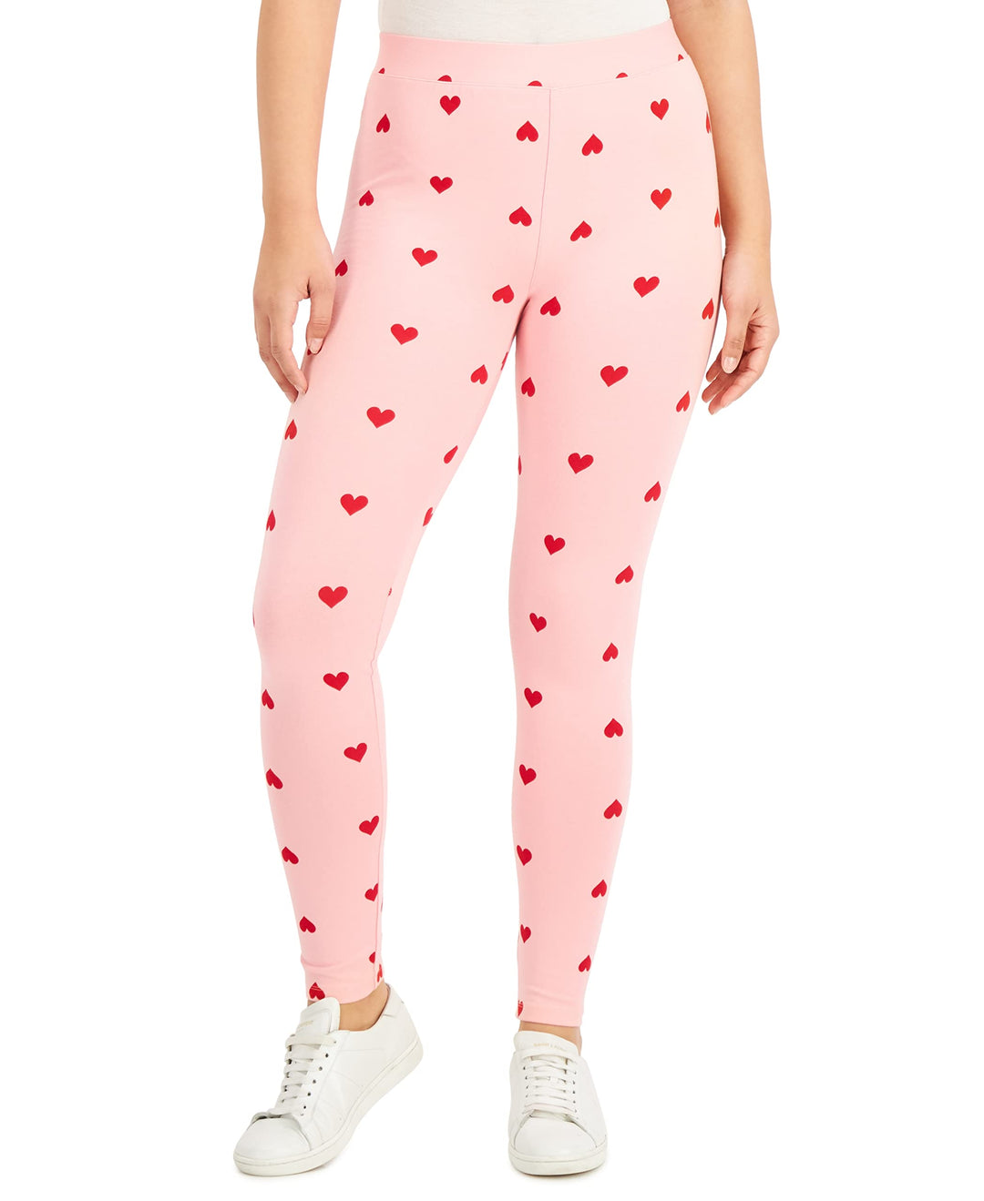 Style & Co Petite Heart Print Leggings