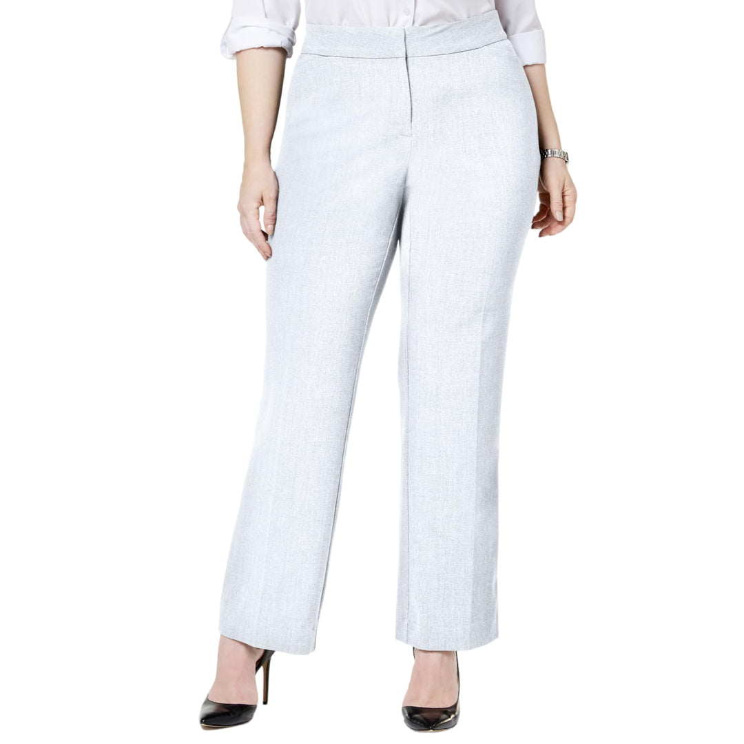 JM Collection Plus Size Curvy-Fit Straight-Leg Pants