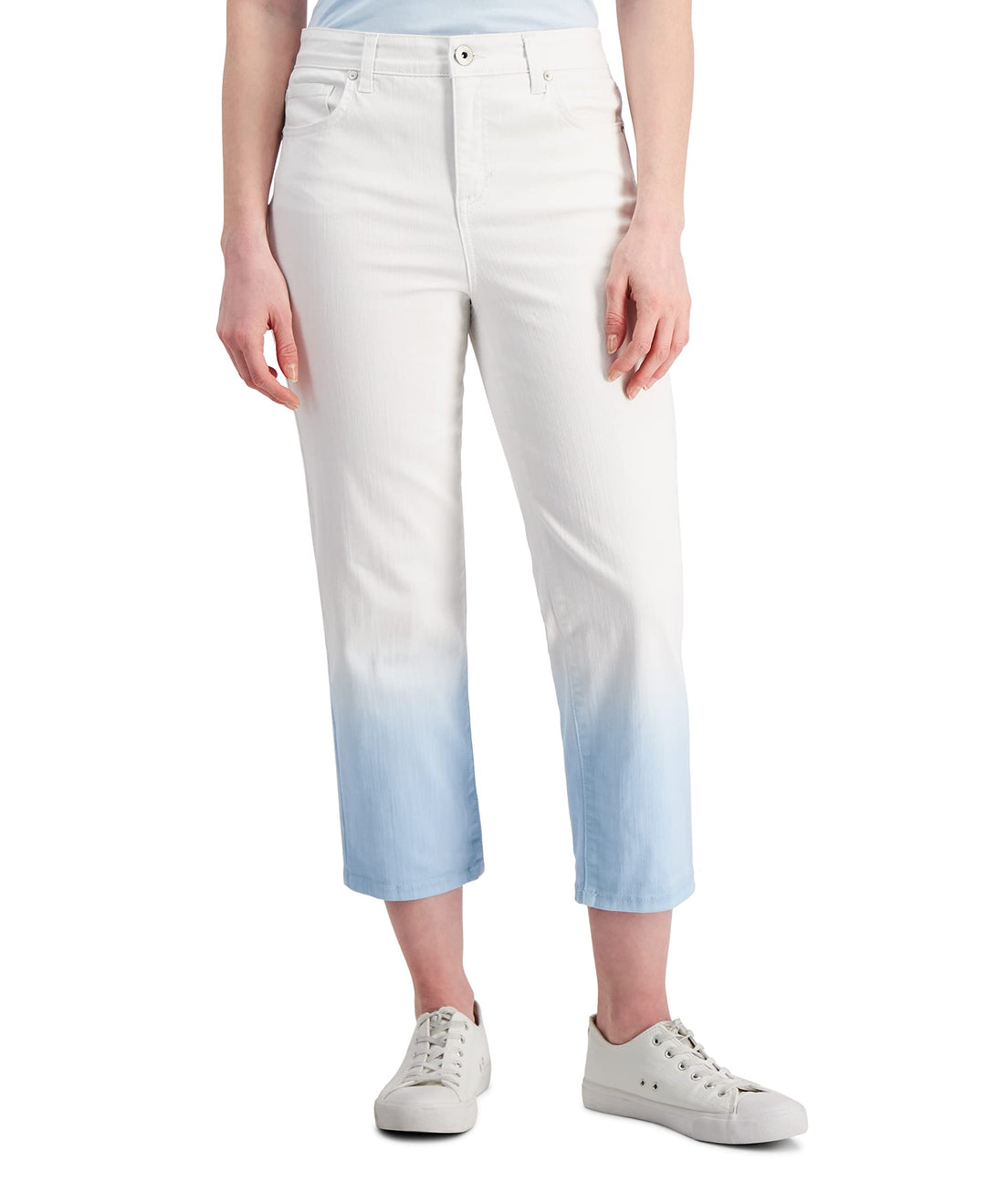 Style & Co Curvy Cuffed Capri Jeans