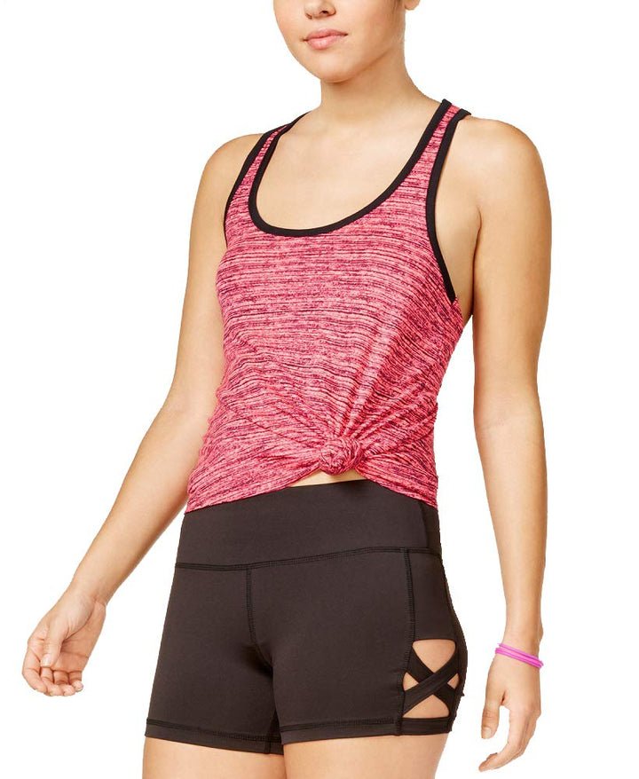 Material Girl Active Lattice Back Tank Top