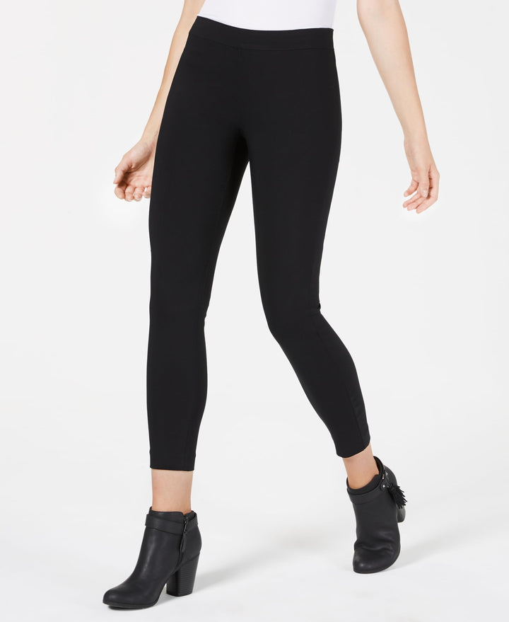 Mid-Rise Stretch Ankle Pants